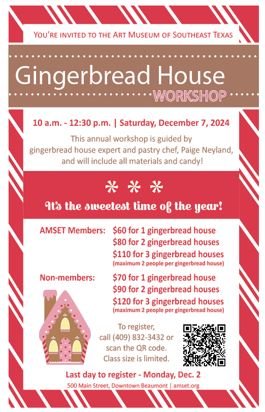 Gingerbread Workshop Flyer